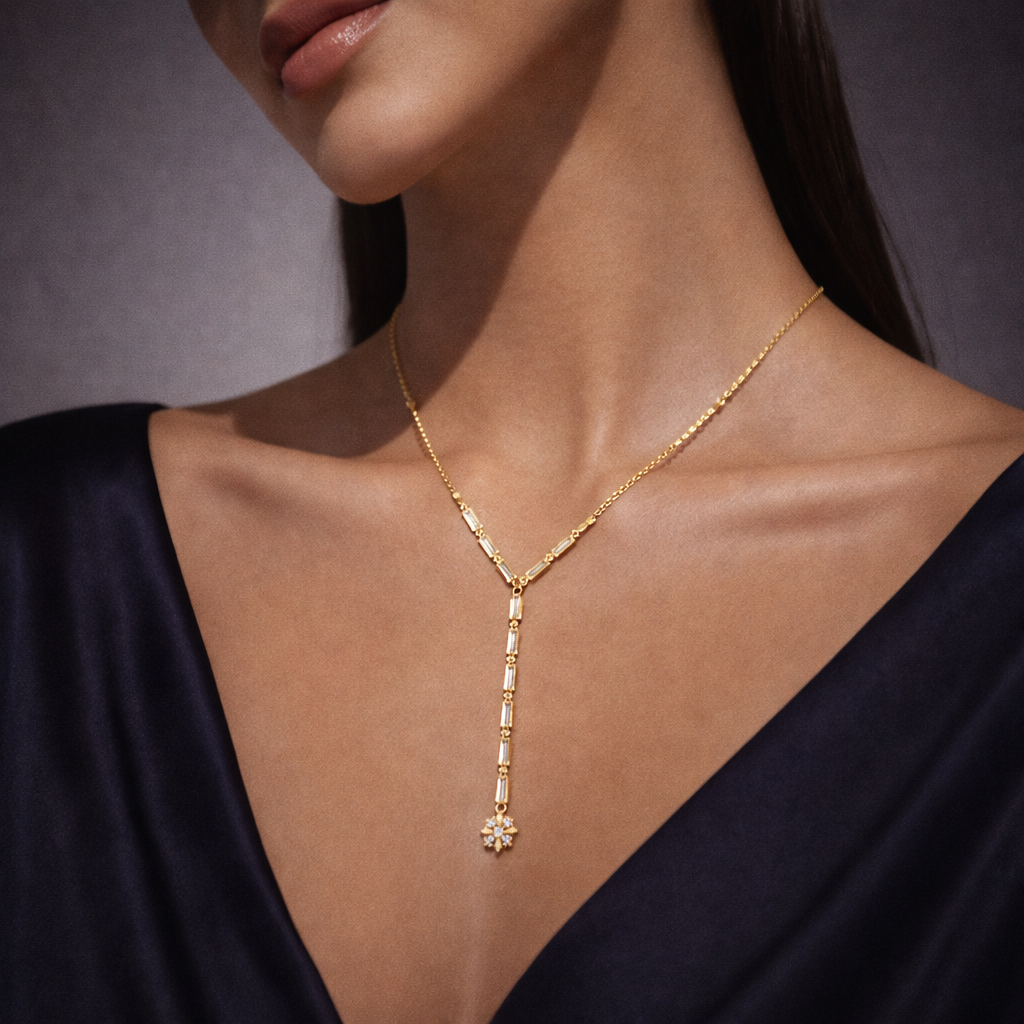 Ivée Aurelia Drop Necklace