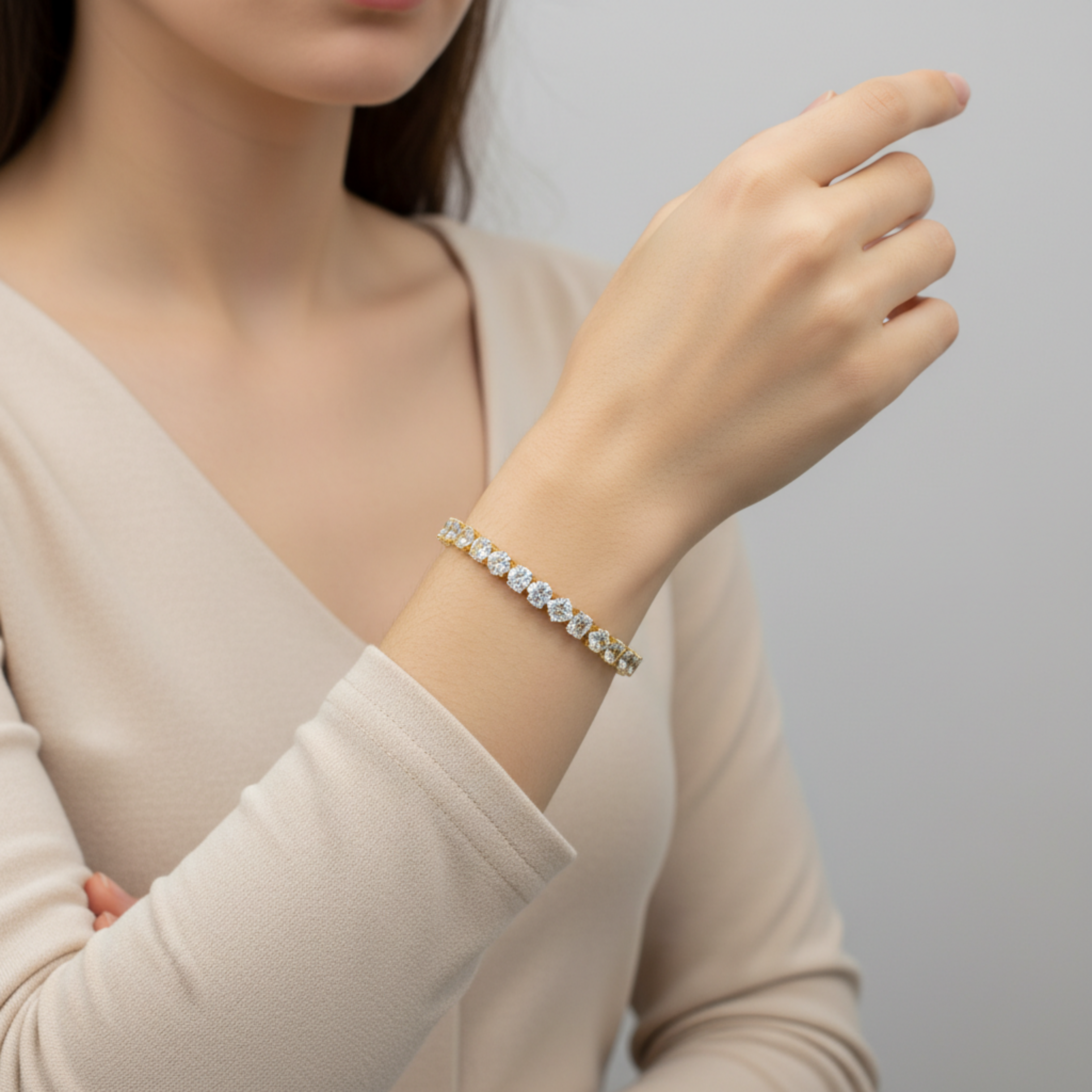 Ivée Royale Tennis Bracelet