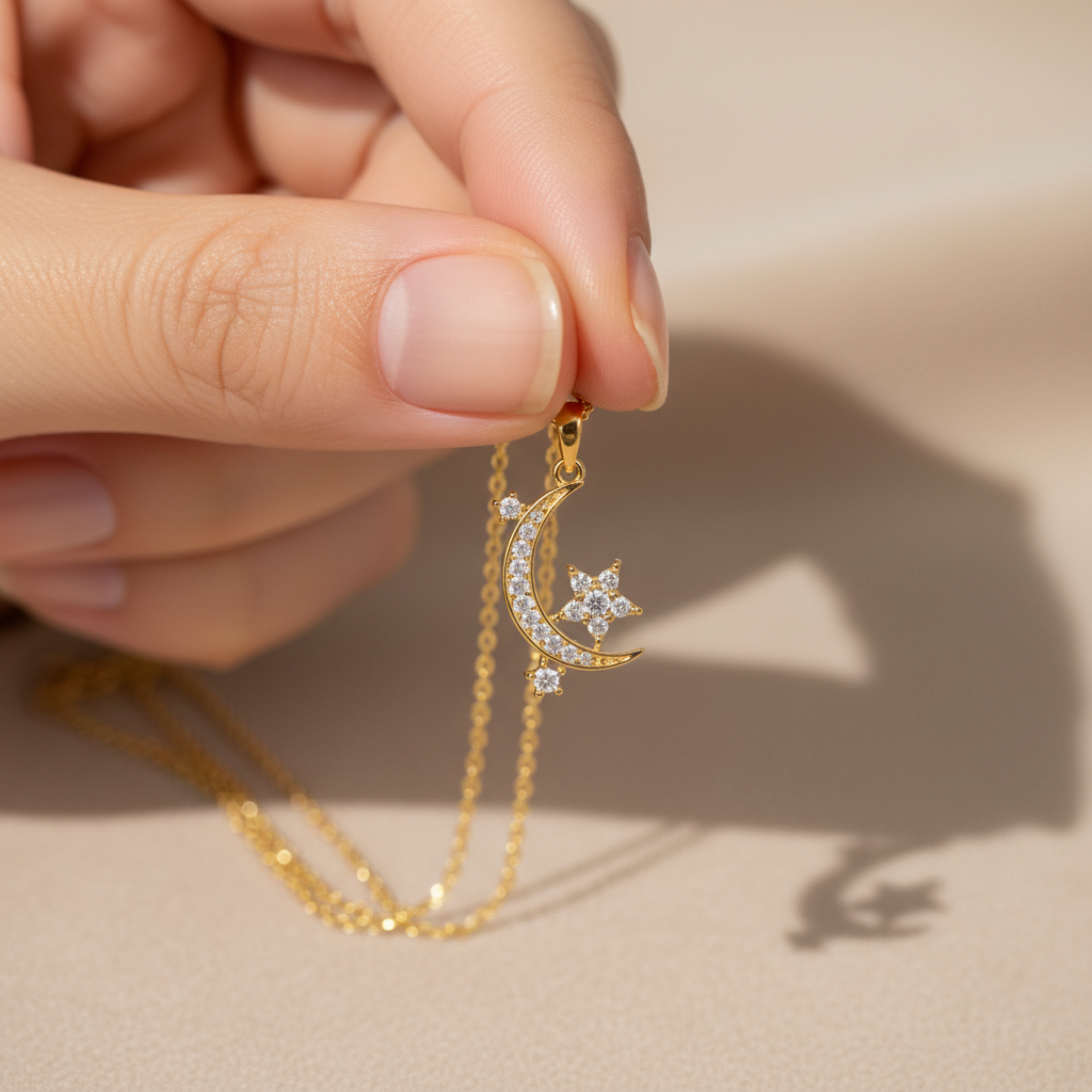 Ivée Celeste Moon Necklace