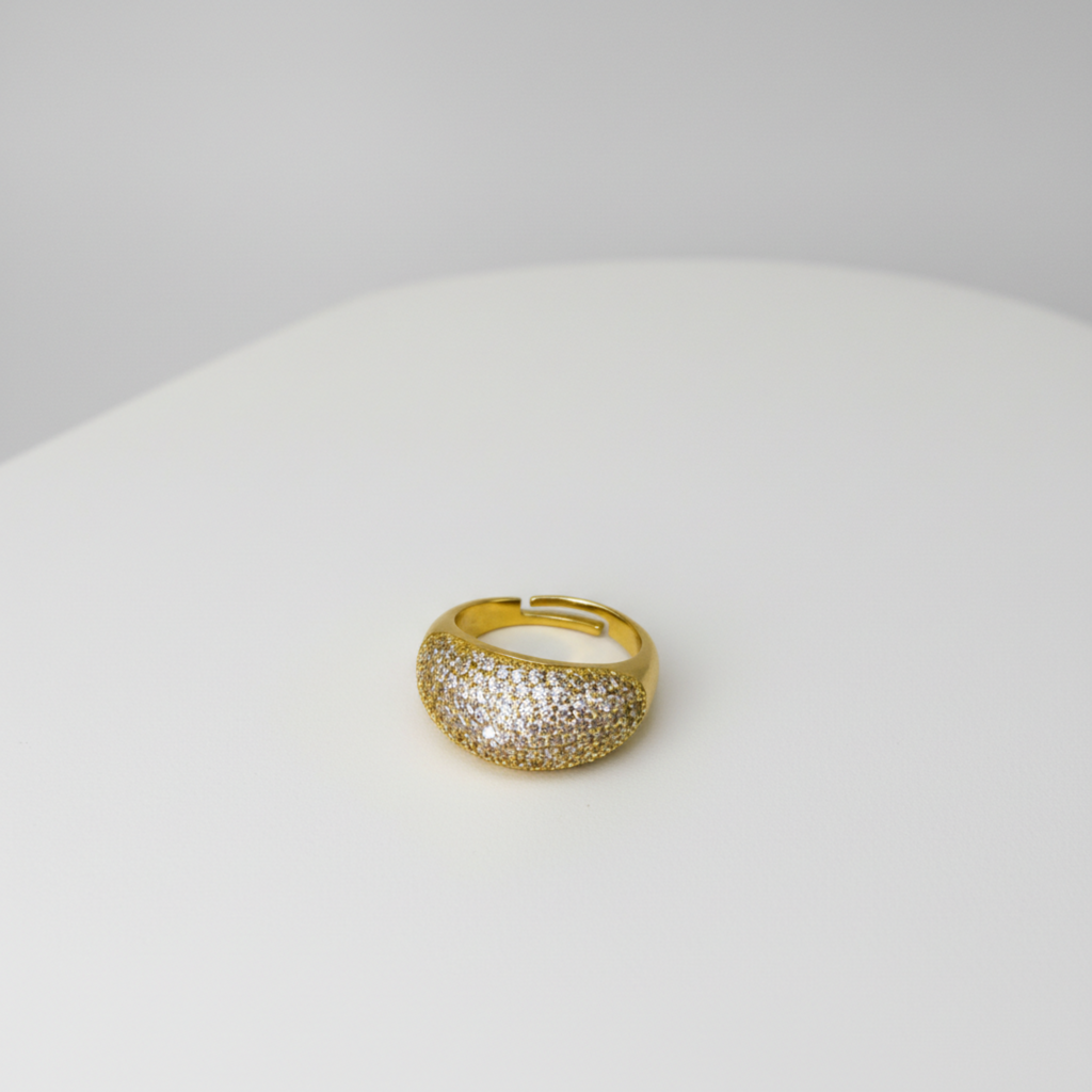 Ivée Aura Dome Pavé Ring